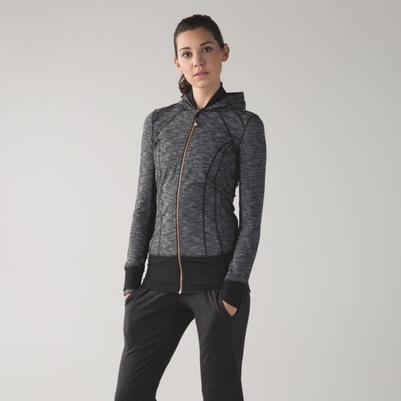 Lululemon Daily Practice Jacket Herringbone Sz10 - Picture 1 of 12